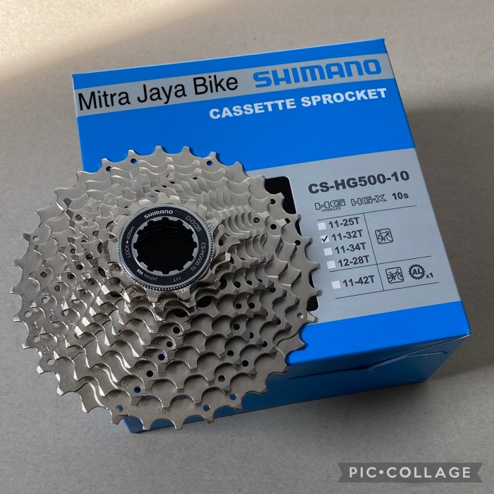Sprocket Cassette Shimano Tiagra HG 500 10 Speed 11-32T Japan