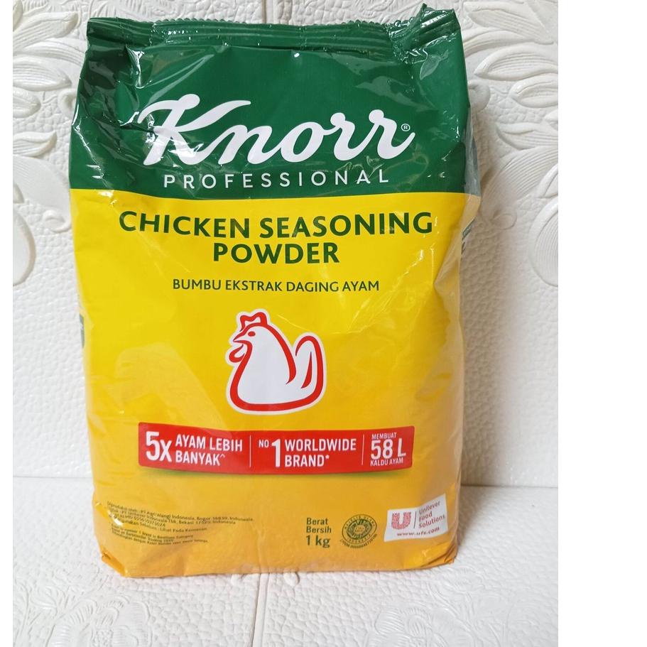 

옷 Knorr Knoor Chicken Seasoning Powder Refill 1 kg 1kg / 1000 gram Promo