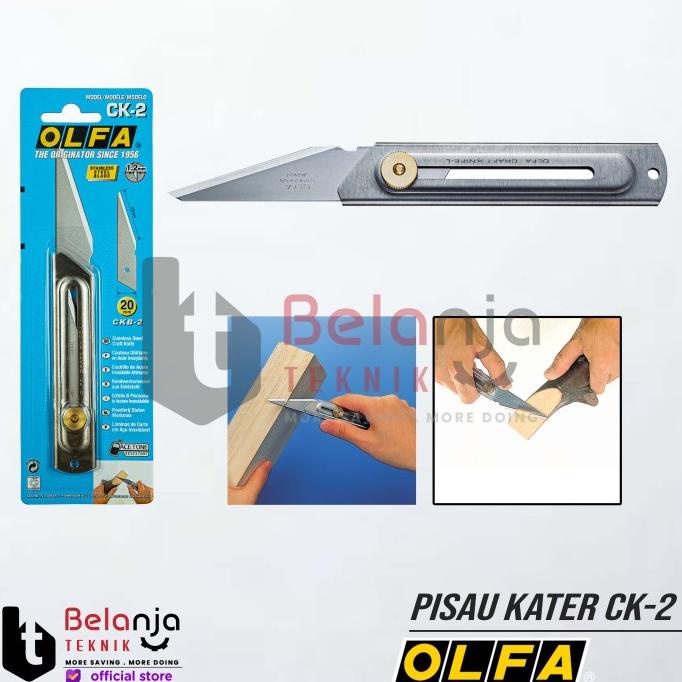 

Olfa Cutter Craft Knife CK-2 Pisau Kater Lancip Crafting Art Runcing belanjate77 Segera Dapatkan