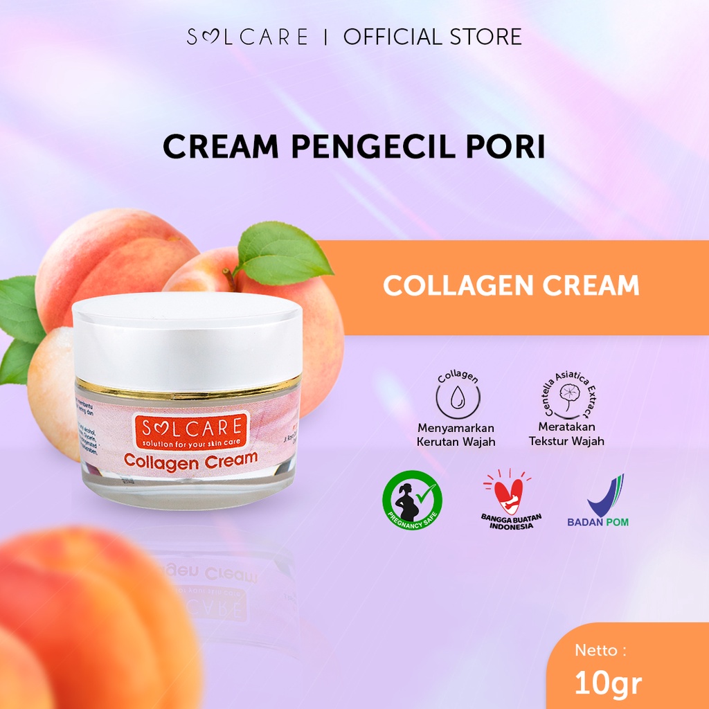 Solcare Collagen Ultra Moist Cream / Serum Penghilang Bopeng Acne