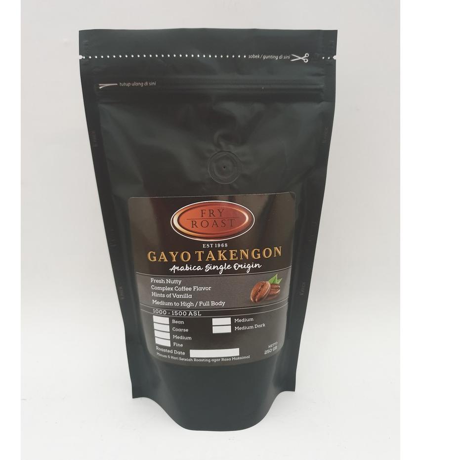 

[KODE 77] KOPI ARABIKA ACEH GAYO TAKENGON 250 GRAM (BIJI/BUBUK)