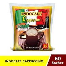 

(M-R3R(♥☞) Indocafe Cappuccino Pack isi 50 Sachet terviral