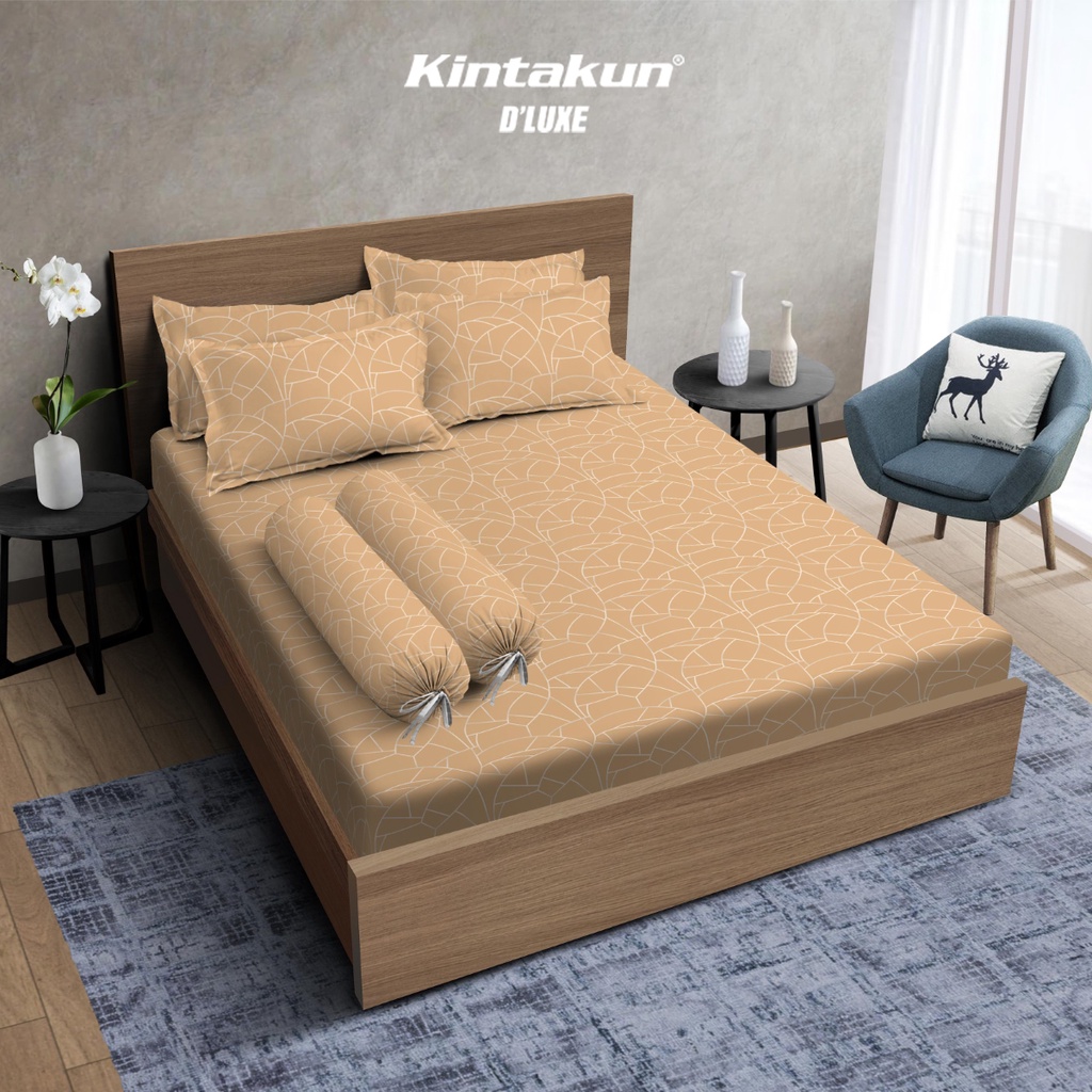 Kintakun Sprei 180 King NEW Gold Edition Dluxe Microfiber 30 cm 5in1