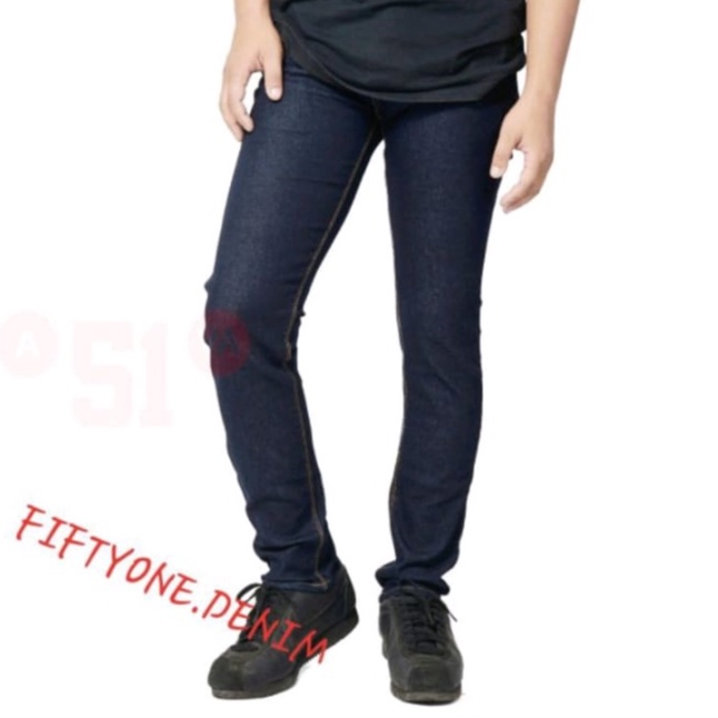 FIFTY ONE DENIM - Celana Jeans Pria Slimfit Stretch New Original Jeans Panjang Pria Skinny Semi