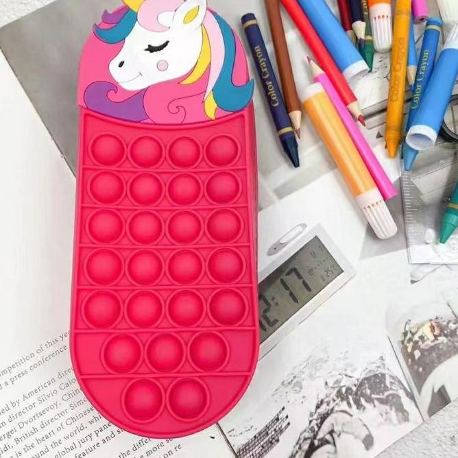 

Beli Segera Tempat Pensil Case Pop It Anak Perempuan Laki Laki Import Kartun Karakter Unicorn Dinosaurus,