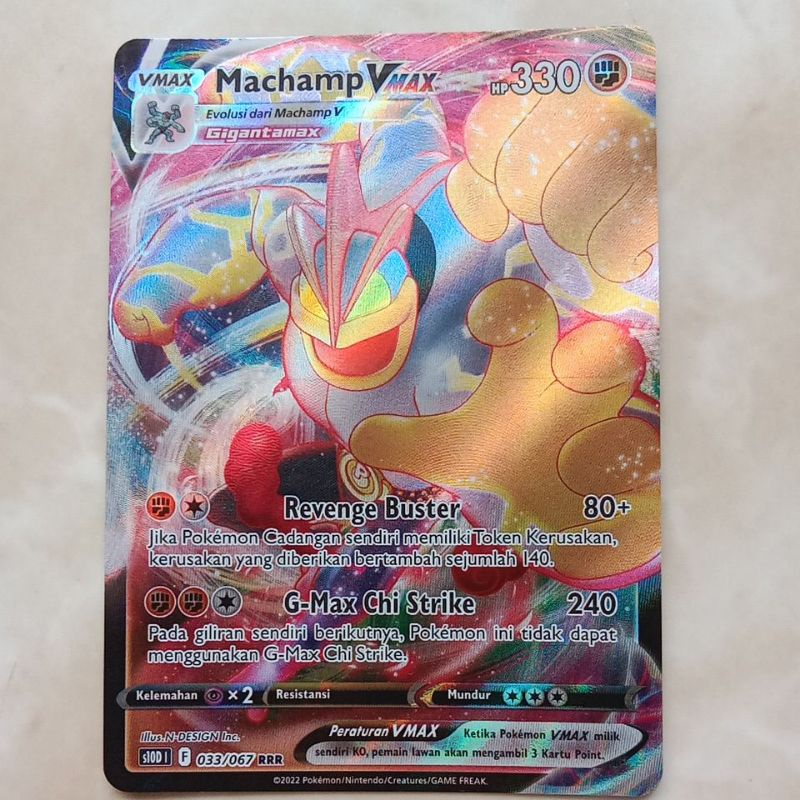 kartu pokemon MachampVmax