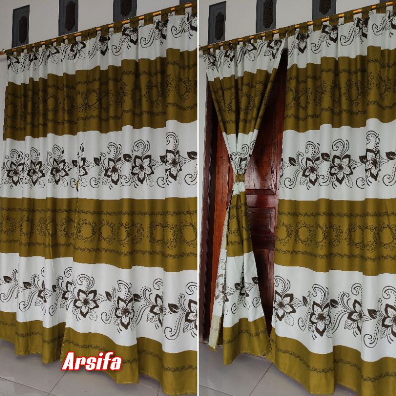 Gorden perekat // ecer harga grosir // horden motif.