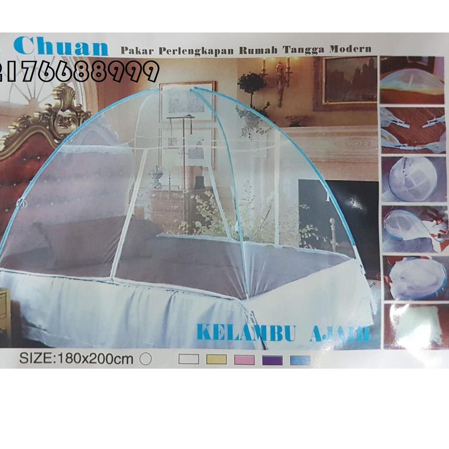 Jual Kelambu Lipat Anti Nyamuk Bai Chuan Asli Pintu Tenda Kanpi Ukuran X Cm Shopee