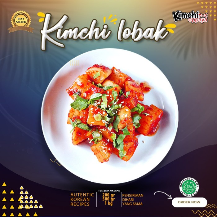 

Kimchi Lobak Authentic Korea 1 Kg Halal Dibuat Oleh Chef Korea Tx00I1