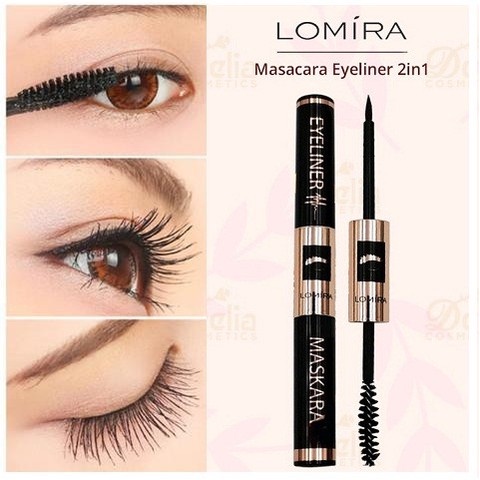 galerybeautysemarang Lomira Eye Brow / Eyeliner + Mascara 2in1