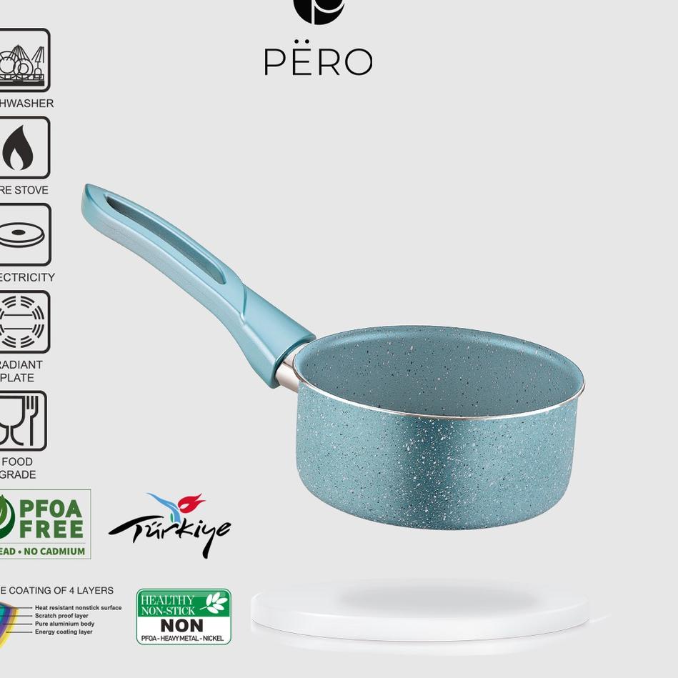 Produk Terkeren PERO SAUCEPAN 18CM / PANCI SUSU / PANCI INDOMIE / PANCI MPASI ANTI LENGKET