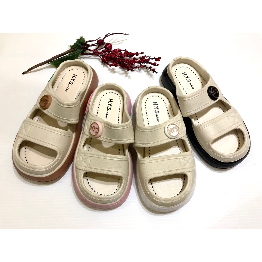 Sandal Anak Perempuan Import Usia 4 5 6 7 Tahun KANCING HYS 029-3T