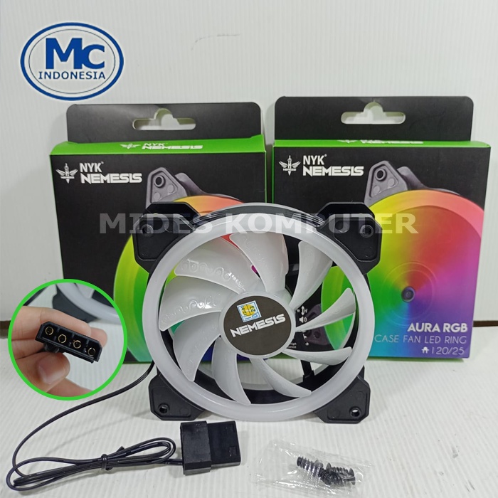 FAN CASING RGB GAMING AURA 12CM