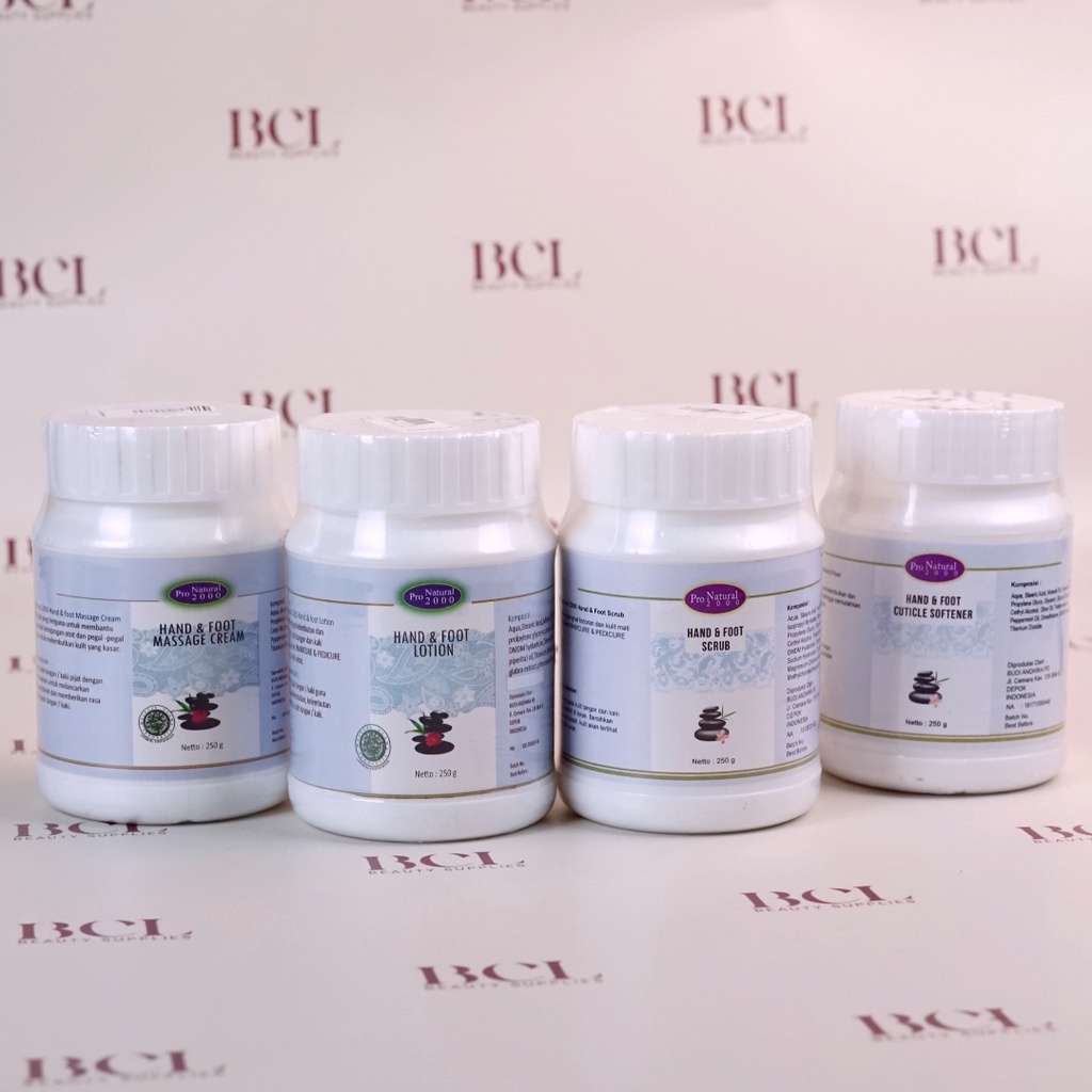 Jual Pro Natural 250gr Foot Hand Scrub Cuticle Softener Massage Cream