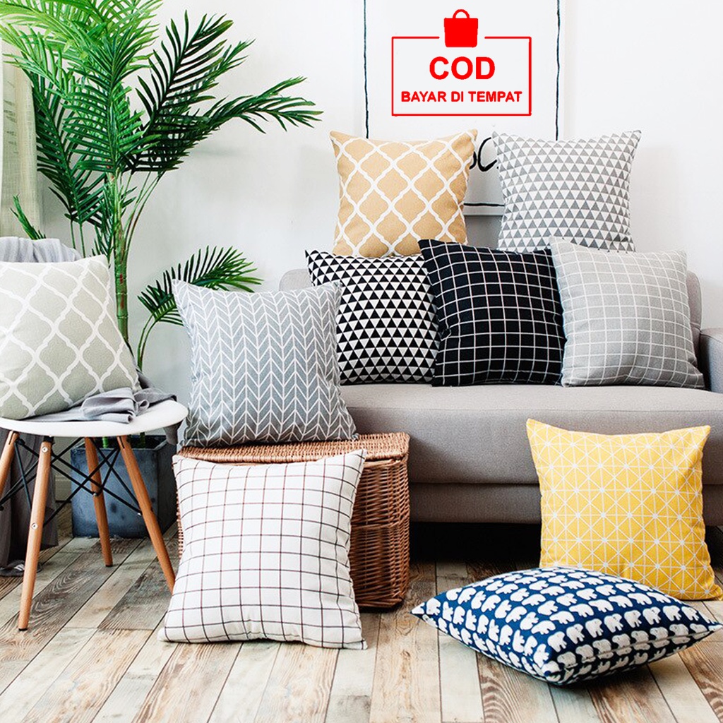 ✅COD Bantal Kursi Sofa Bed Minimalis 40x40 Isi Dakron Perlengkapan Home Decor Dekor Hiasan Dekorasi Sofabed Ruang Tamu Interior Rumah Tangga Murah