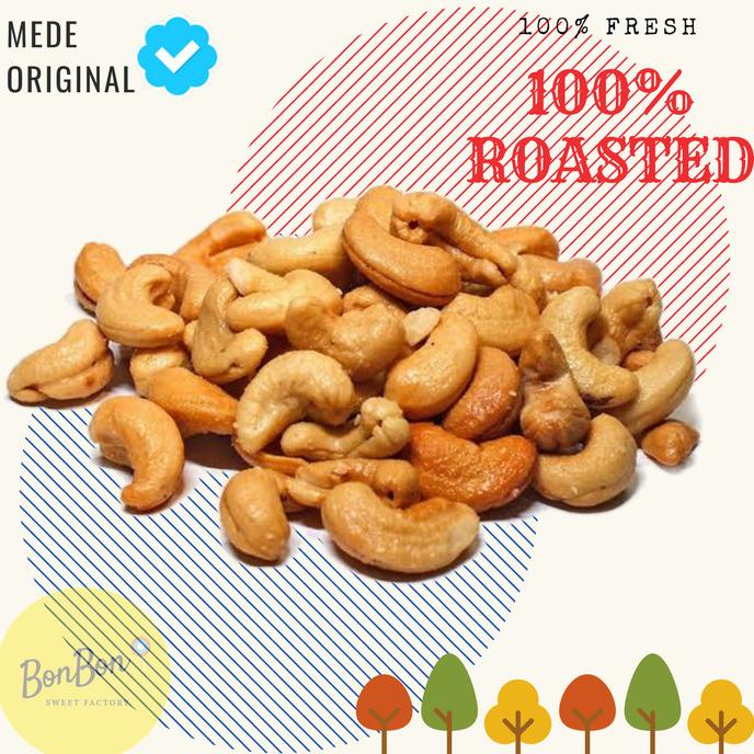 

KACANG MEDE PANGGANG ORIGINAL ASIN BAWANG / METE OVEN ROASTED 500 GRAM
