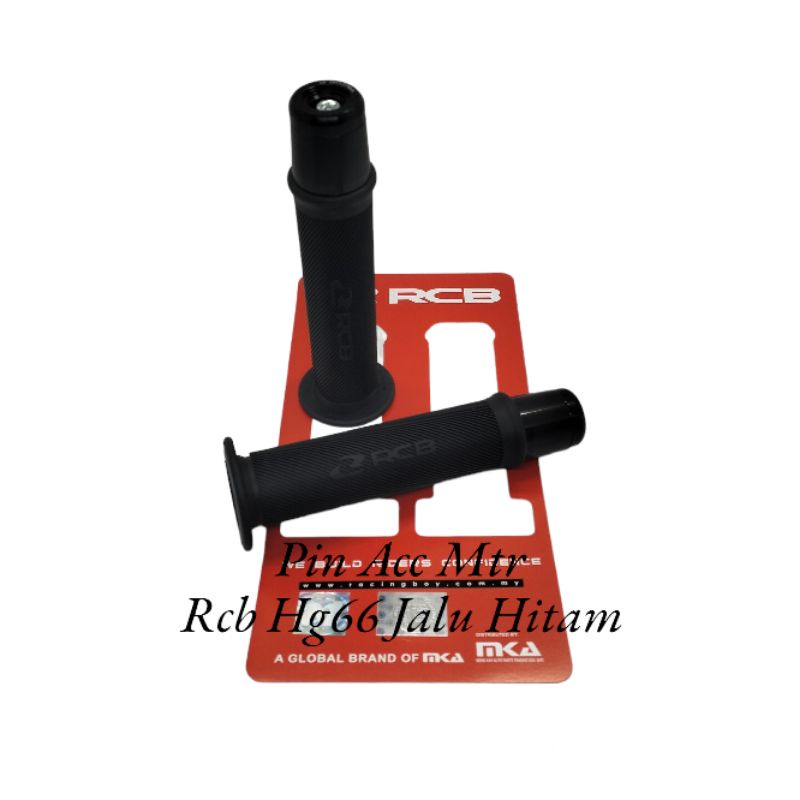 PAKET VARIASI HANGRIP RCB HITAM+JALU STANG CROME/HITAM DILL UNIVERSAL MOTOR