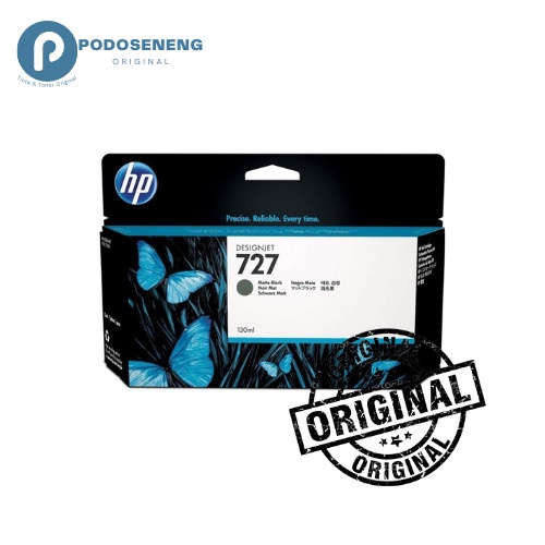 Tinta HP 727 Matte Black (130ml) = HP DESIGNJET T920, T1500, T2500