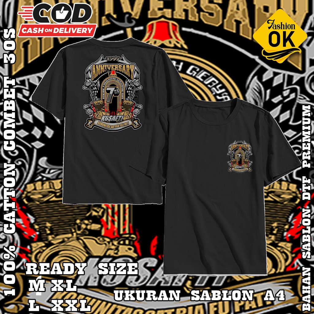 KAOS SATRIA FU 150 TSHIRT SUZUKI BAJU MOTOR RACING SATRIA FU