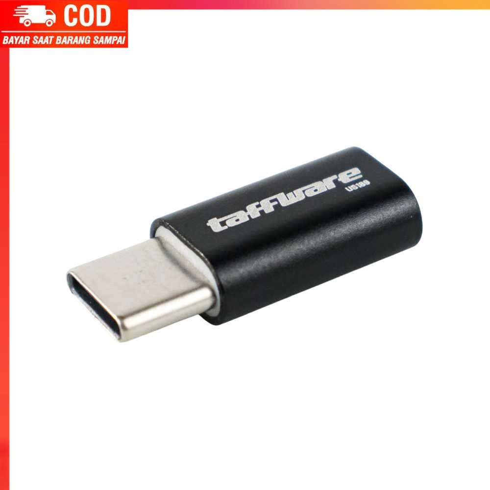 ( 100% BARANG ORI ) Taffware Adaptor Konverter Micro USB ke USB 3.1 Type C - US189