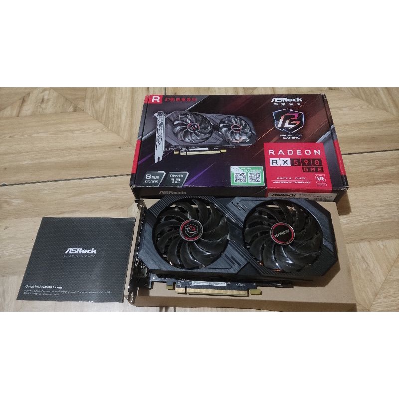 Asrock phamtom gaming RX 590 8gb fulset