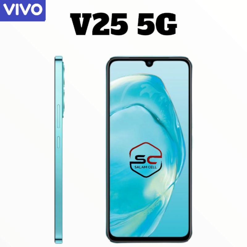 Vivo V25 5G Ram 8+8/256GB Camera 64MP44W Flash Charge Garansi Resmi