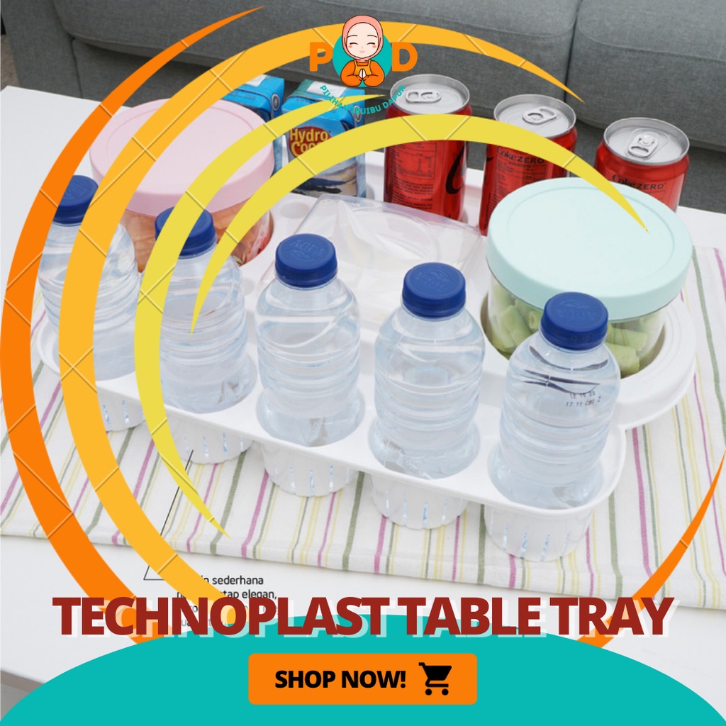 WADAH TEMPAT AQUA GELAS / NAMPAN / TALAM / Technoplast Table Tray - DUSDUSAN PEKANBARU