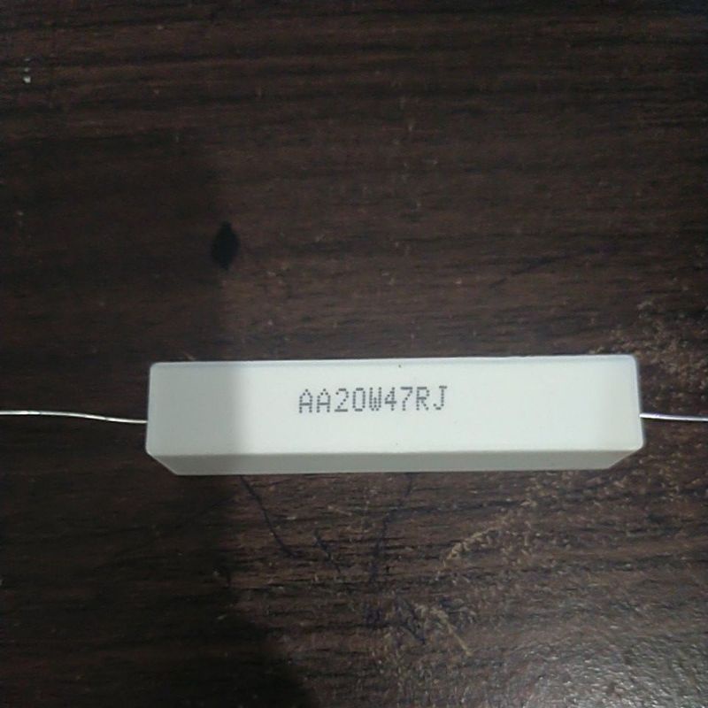 resistor kapur 20watt 47 ohm harga perbiji