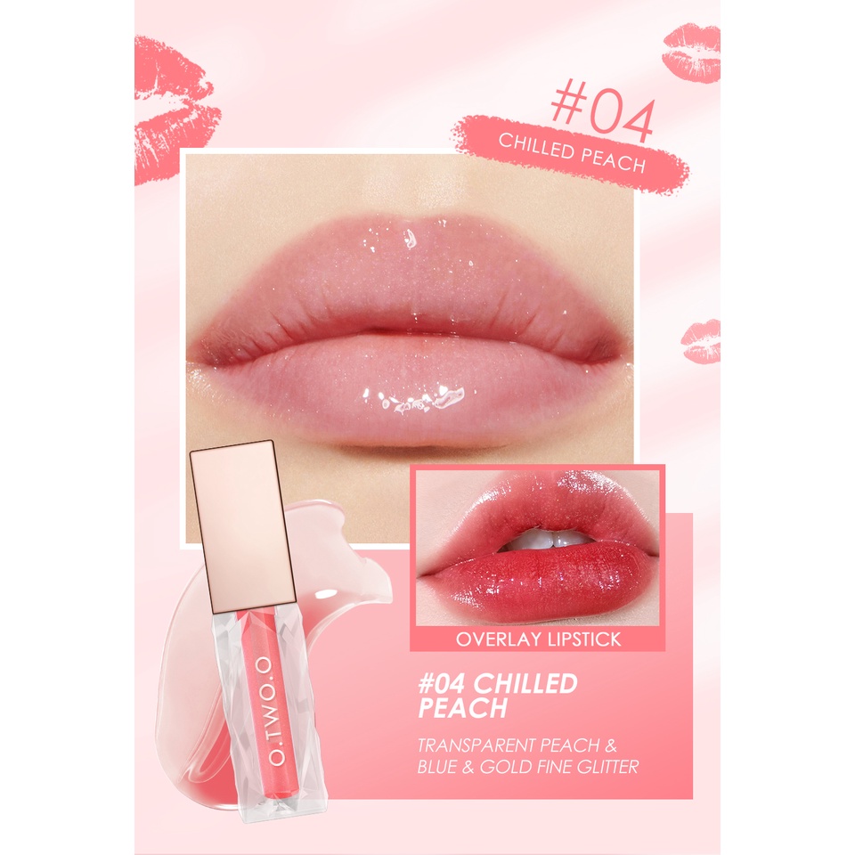 O.TWO.O Clear Crystal Berry Lip Gloss