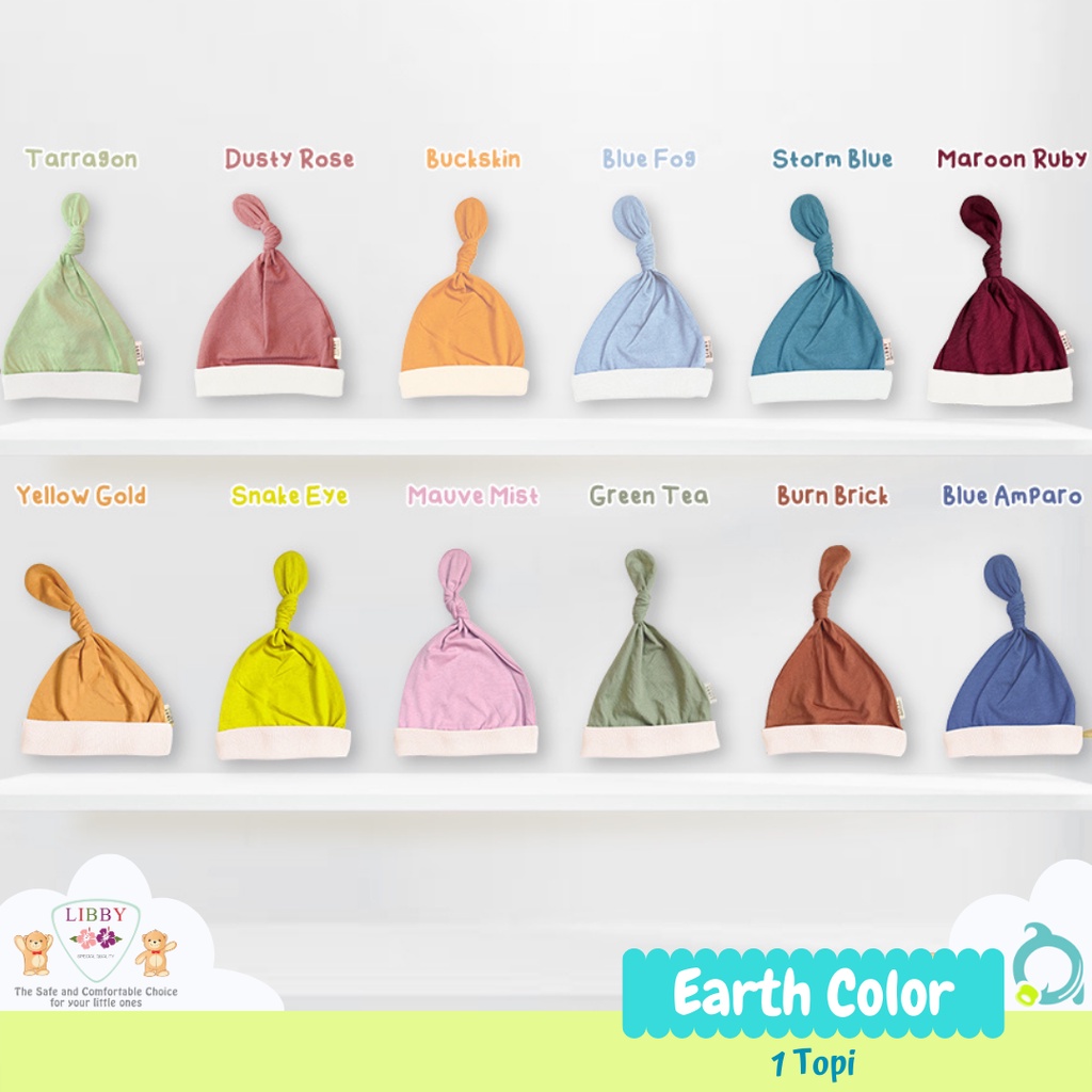 LIBBY Topi Tali Earth Color  (1 pcs/pack)