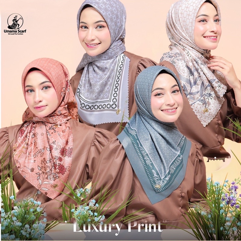 LUXURY PRINT LC UMAMA SCARF AZARA GLAMOUR MOTIF