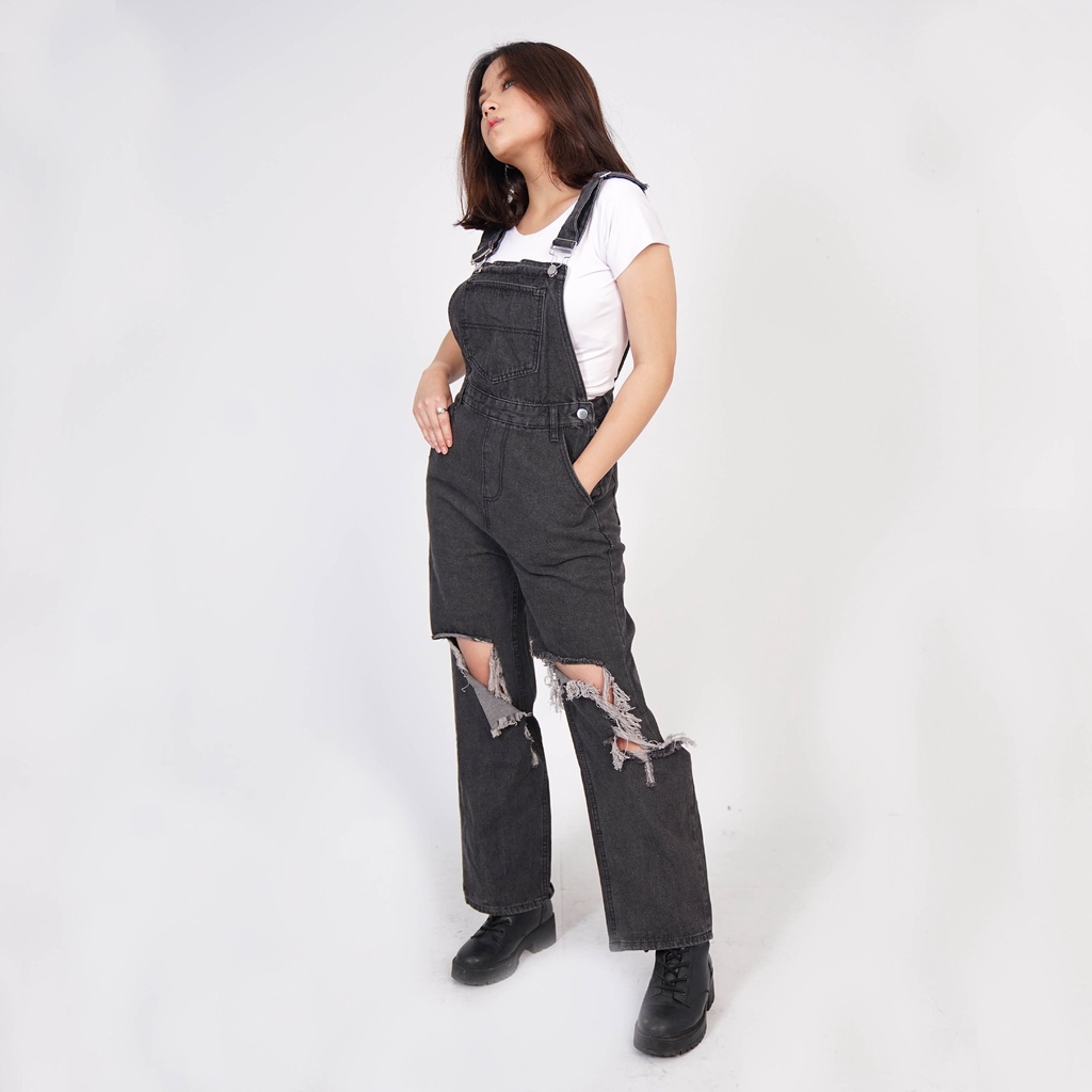 VIERLIN - Jumpsuit jeans 7630