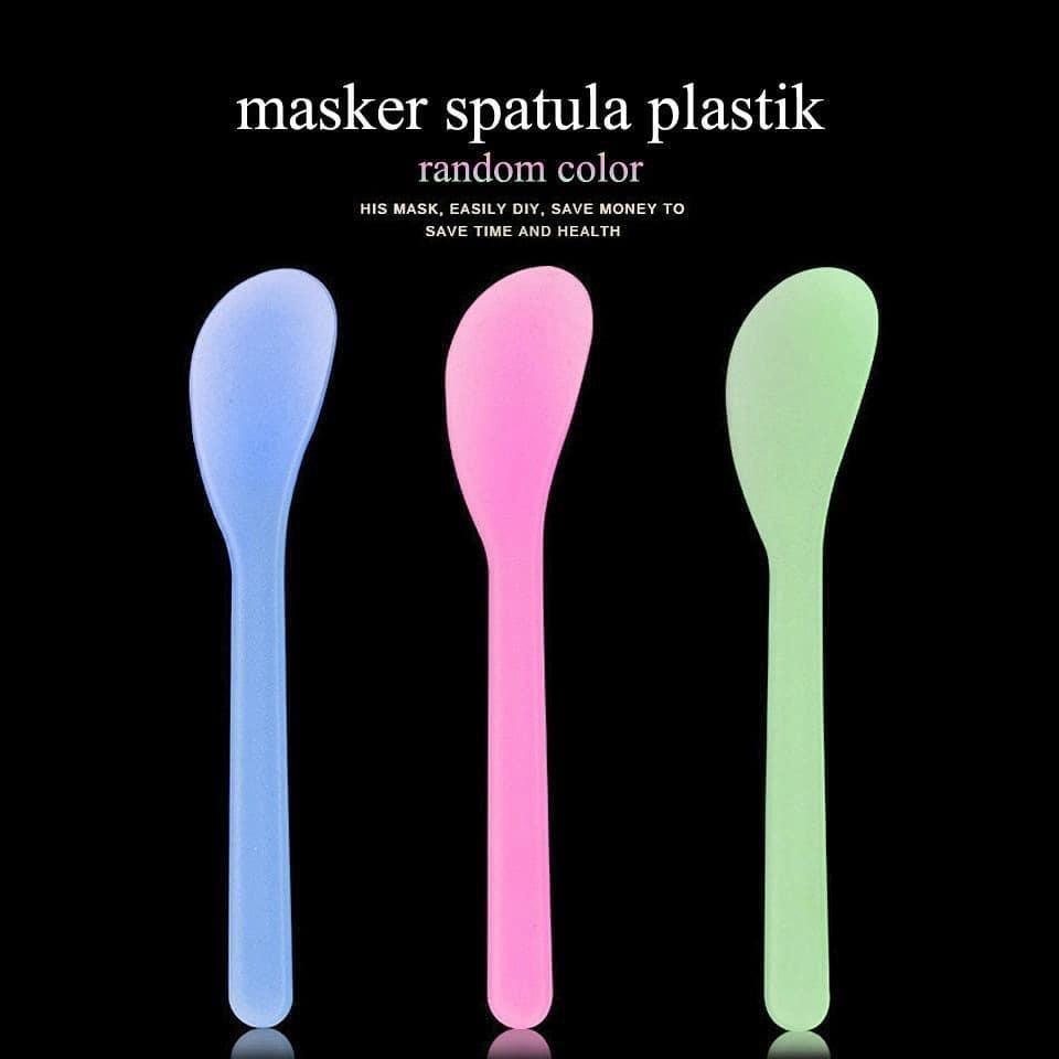 SPATULA FT157 SENDOK MASKER WAJAH COSMETIC KOSMETIK PEEL OFF ORGANIK WAXING PANJANG MASK SEPATULA MUKA