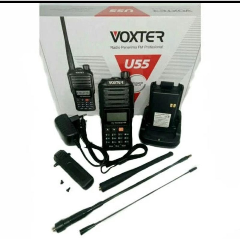 HT Vokter U55 HT UHF 350-400MHz Ori Garansi Resmi Vokter Handie Talkie U 55