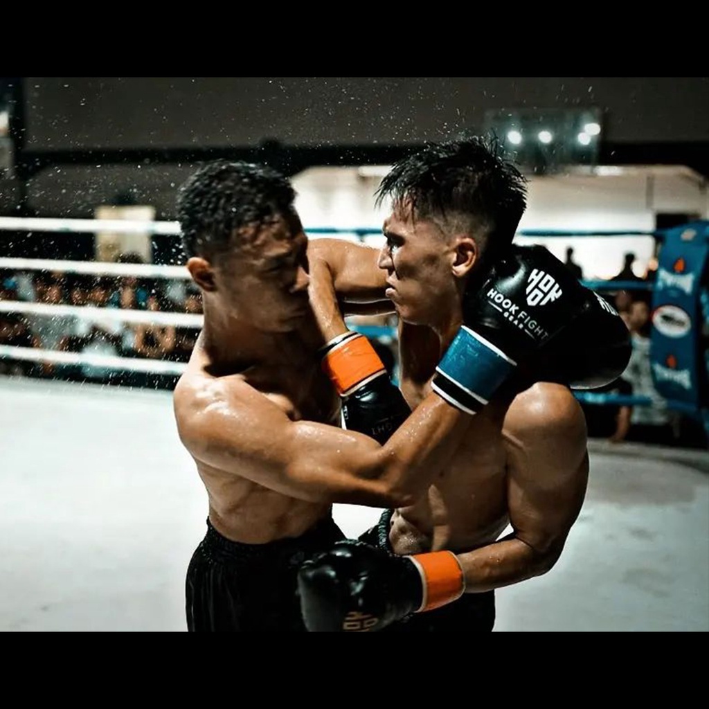 Sarung Tangan Tinju Hook Boxing Gloves Muaythai Training Gloves
