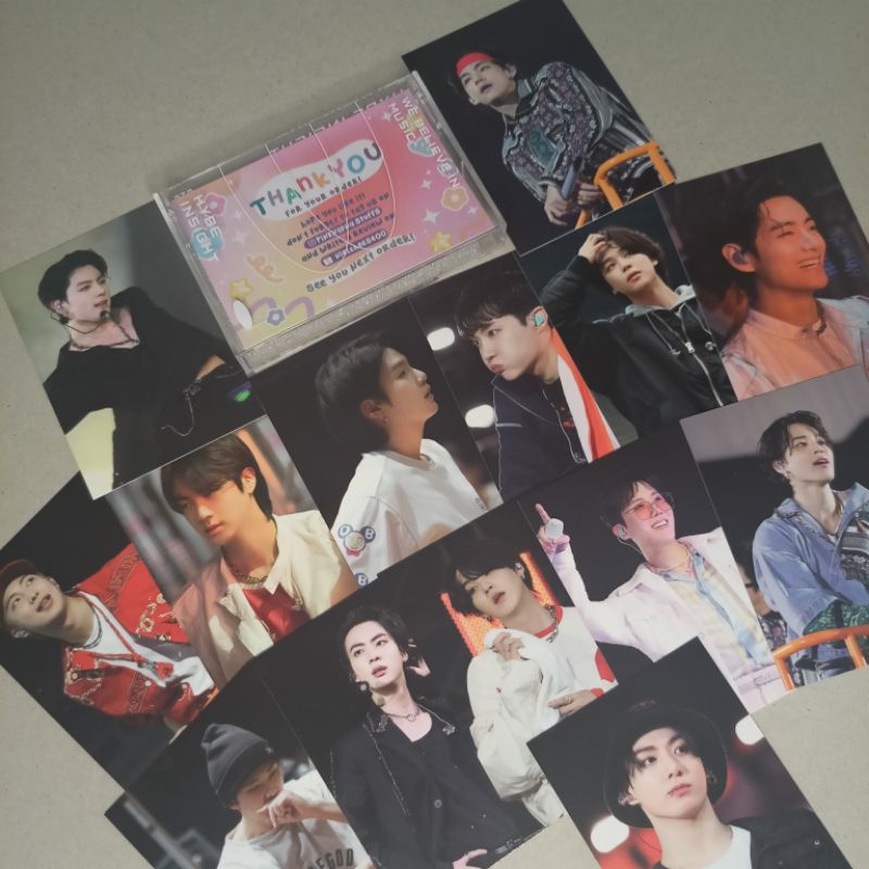 [READY STOCK] SHARING PC BTS HYBE INSIGHT BEHIND THE STAGE PHOTOCARD SET