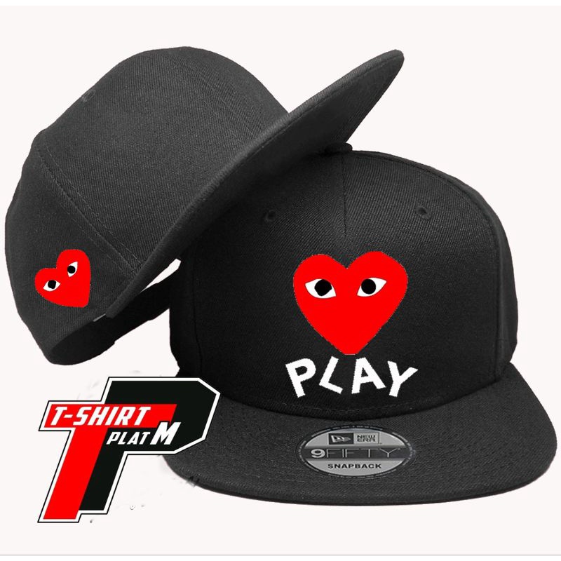 Topi CDG Play Snapback