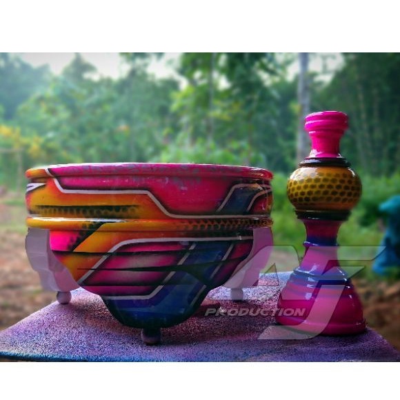 tebok pleci air brush helopet