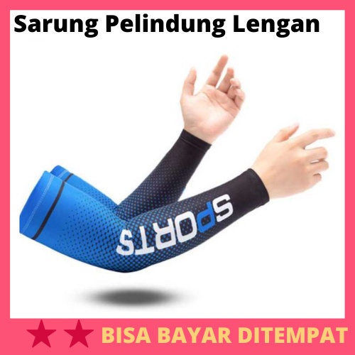 SarungPelindung Lengan Tangan Arm UV Protection Sleeve / Sarung Deker Decker Manset Handsock Lengan 