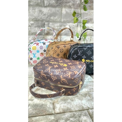 Tas Ms glow TOTEBAG MS GLOW transparant dimensi 21 x 9 x 18