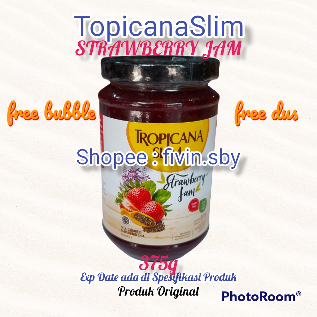 

SELAI TROPICANA SLIM STRAWBERRY JAM 375g