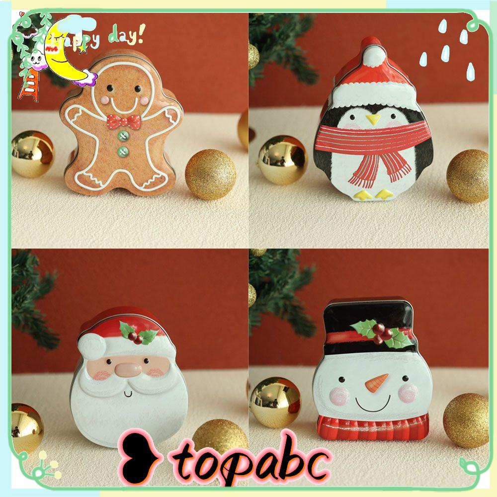 Top Candy Box Kue Kering Lucu Merry Christmas Kotak Kado