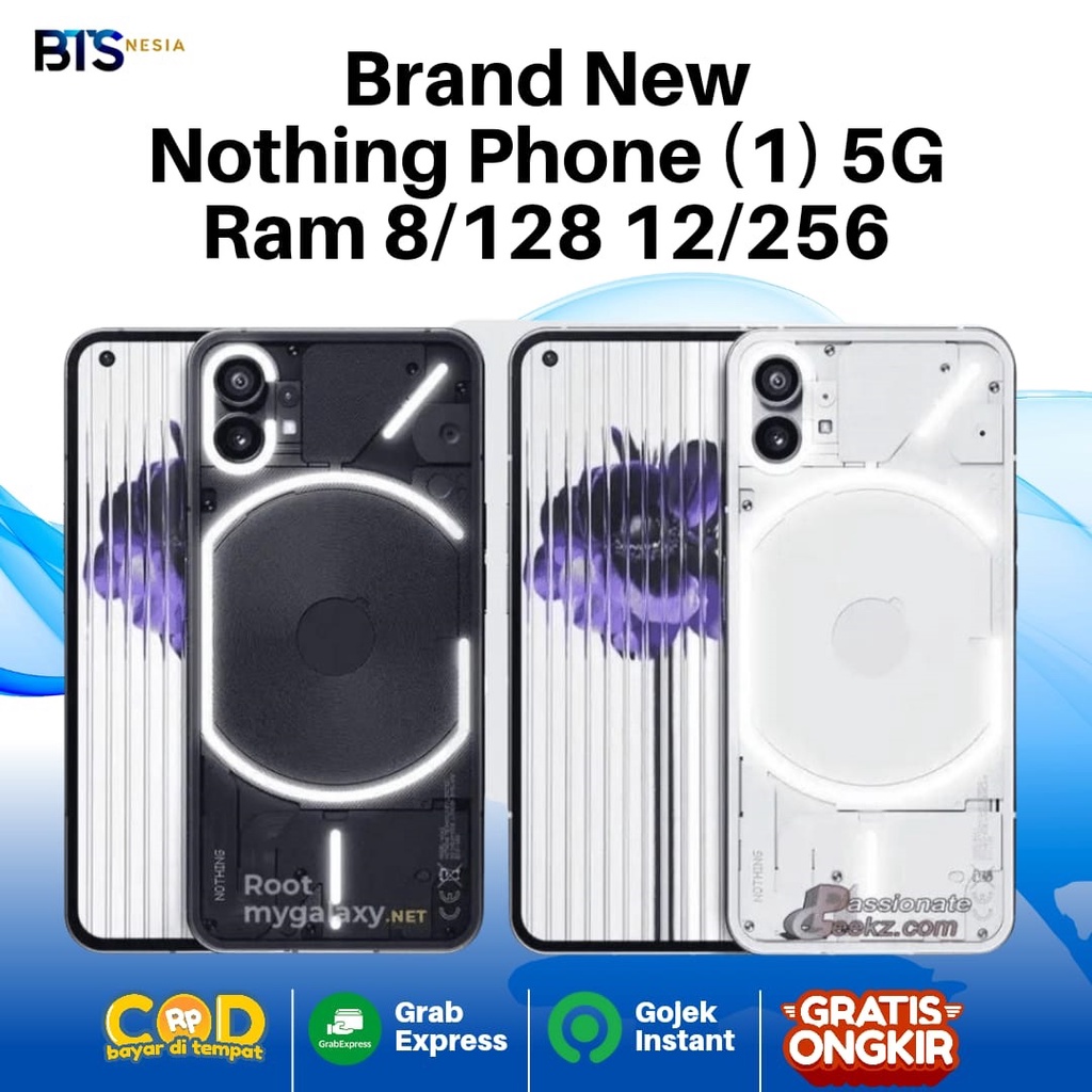 NOTHING PHONE (1) 5G 12/256GB 8/256GB 8/128GB SD778G+ BLACK WHITE BNIB