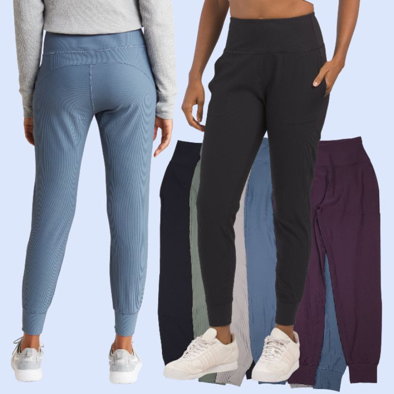 Celana Panjang Wanita Branded DGB003 90 Degree Interlink Ribbed Joggers