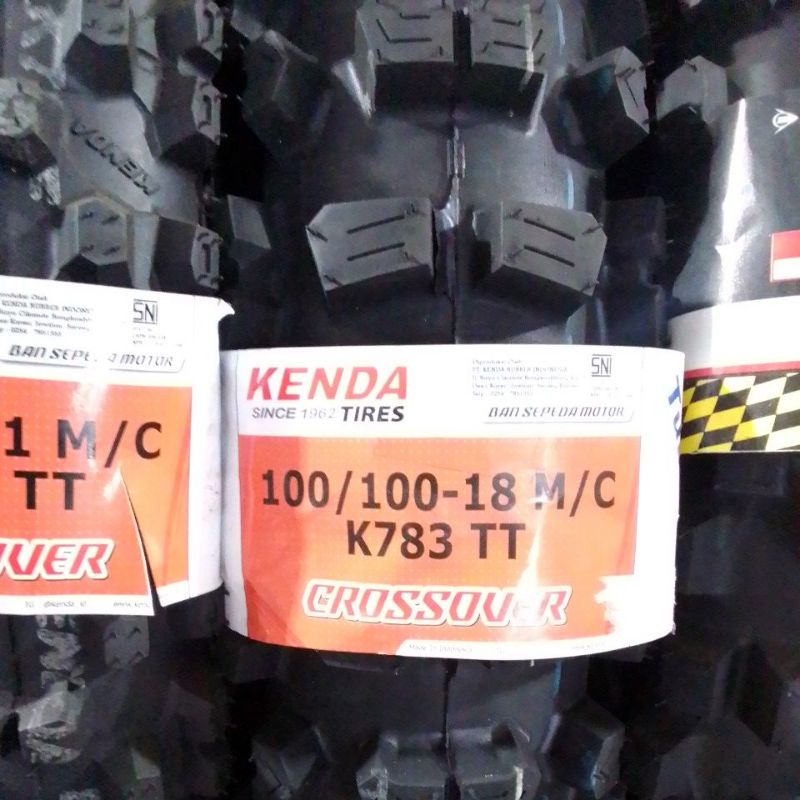 ban trail kenda k783 ring 18 ukuran 100-100/18