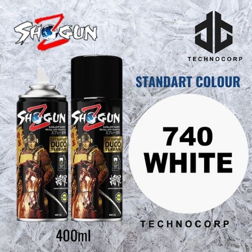 

Cat Semprot SHOGUN Z 740 WHITE / PUTIH KILAT POLOS VELG BODY 400cc