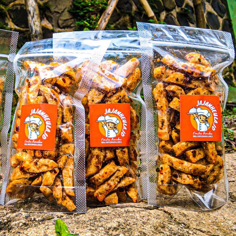 

Basreng Pedas Gurih daun jeruk 250 gram