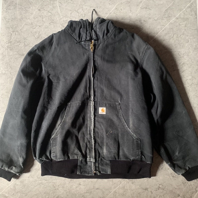 carhartt active jacket black mos M
