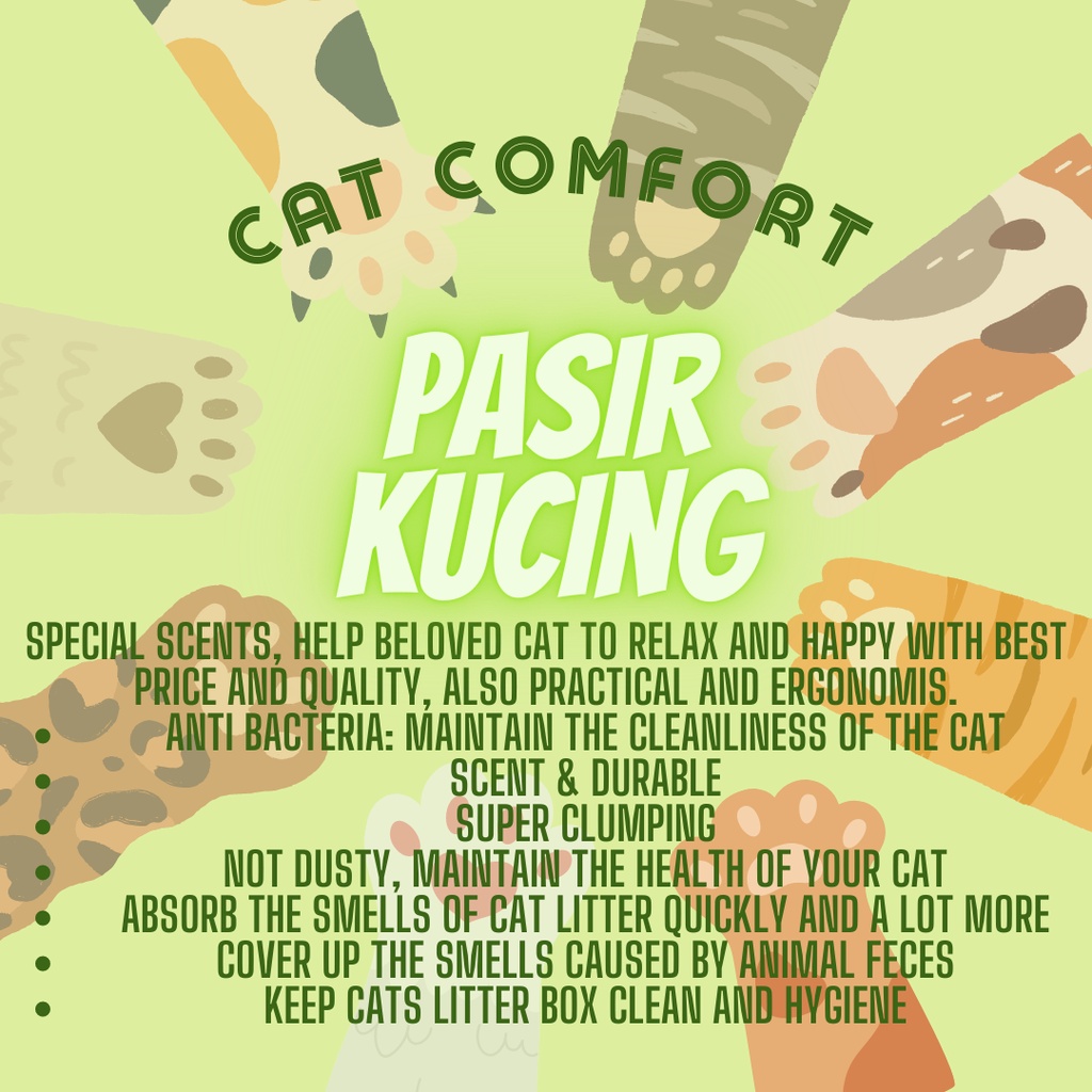 Pasir Kucing Cat Comfort 12.5L