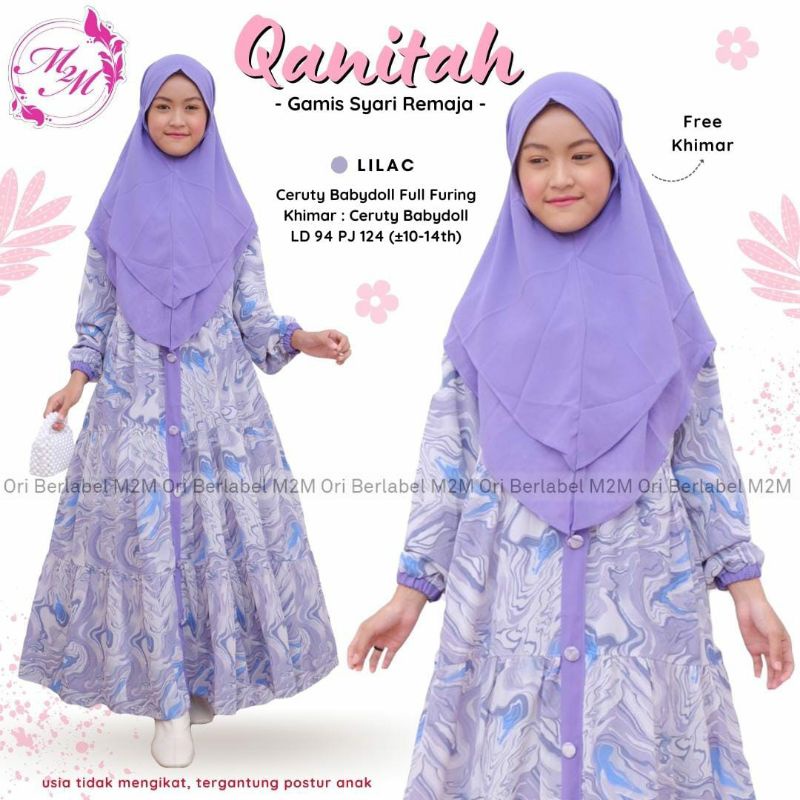 Qanitah || gamis syar'i remaja